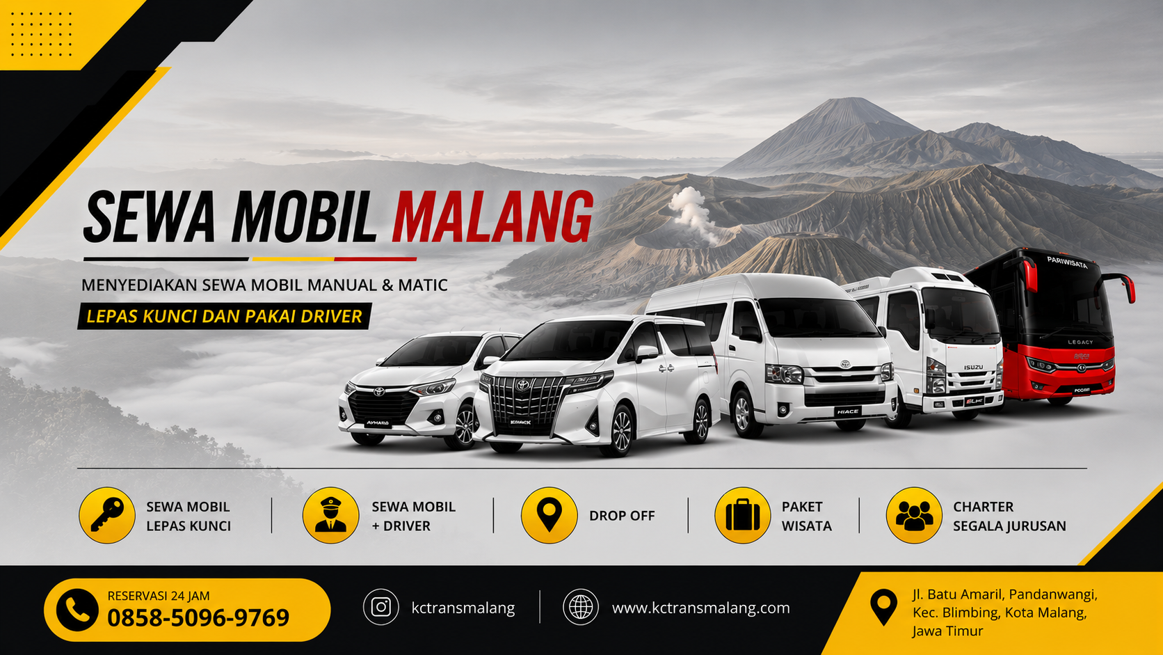 Kctrans – Sewa Mobil di kota Malang